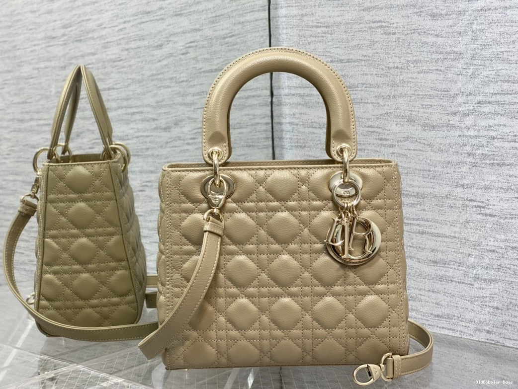 OldCobbler Bags Lady large Diro Calfskin-24cm Gold 0716
